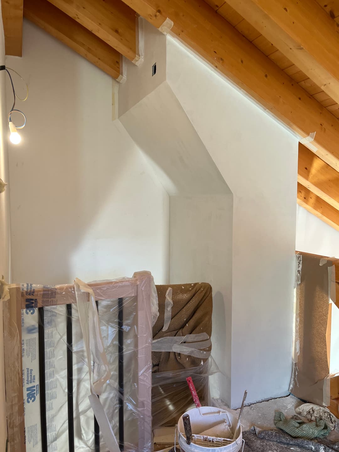 Struttura per copertura canna fumaria in cartongesso